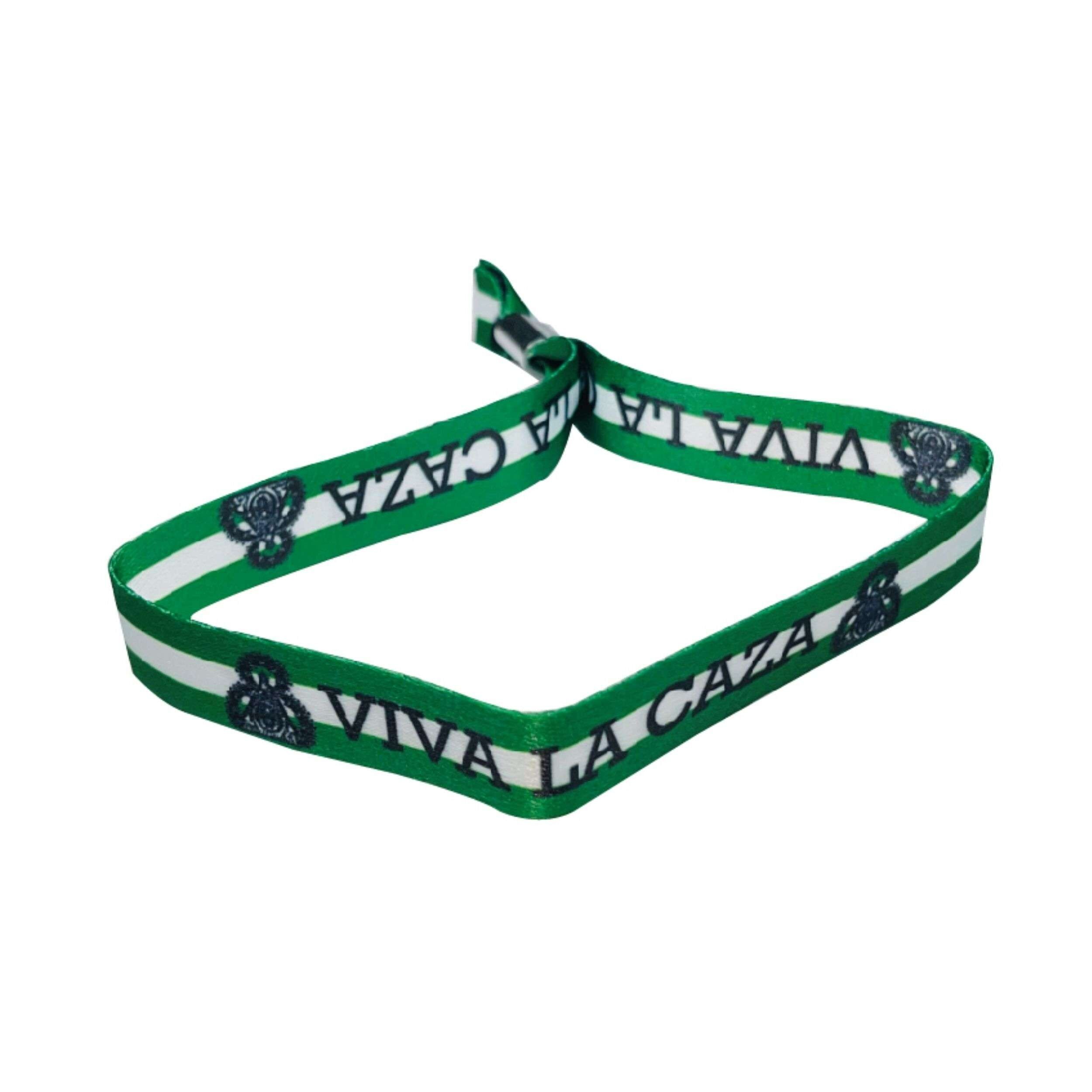 Armband – Viva La Caza – andalusische Flagge – P2007