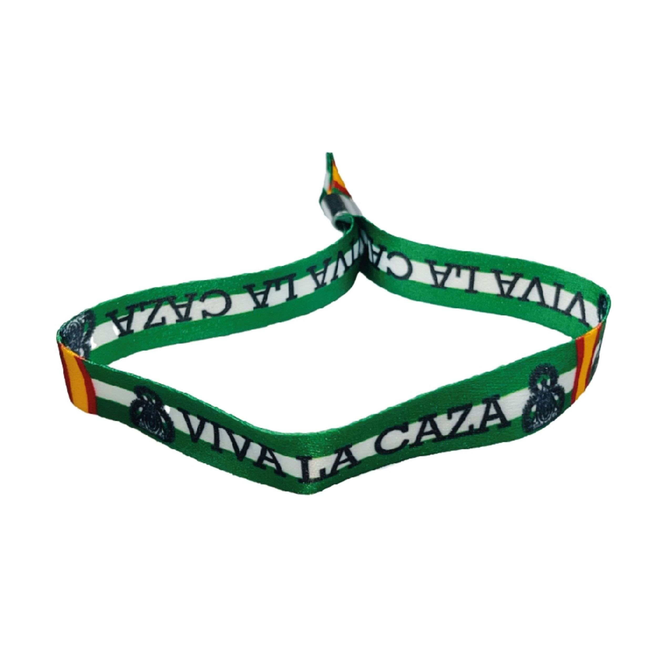 Armband – Viva La Caza – Flagge von Andalusien und Spanien – P2013