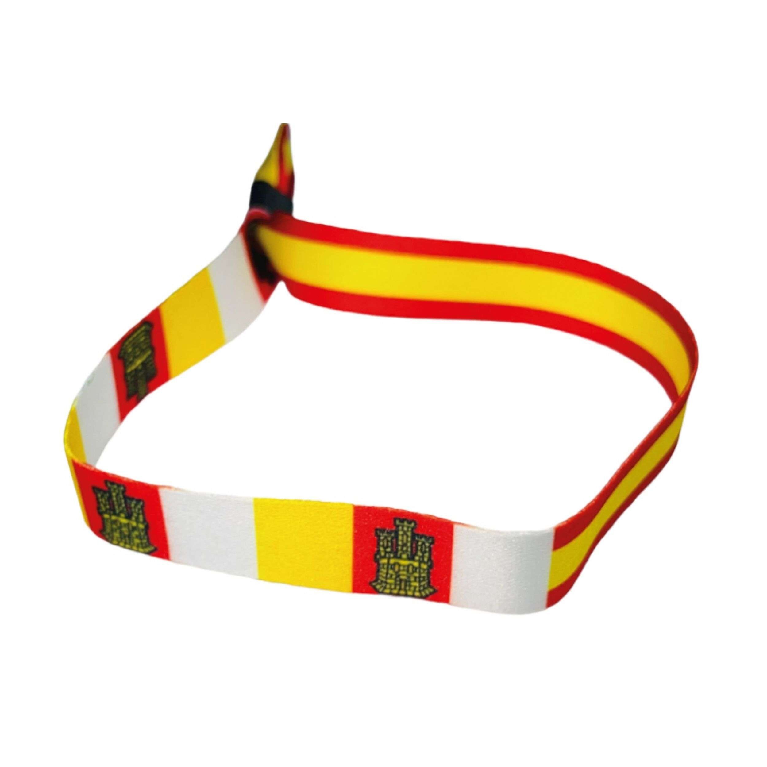 Armband - Flagge von Kastilien-La Mancha und Spanien - P2686