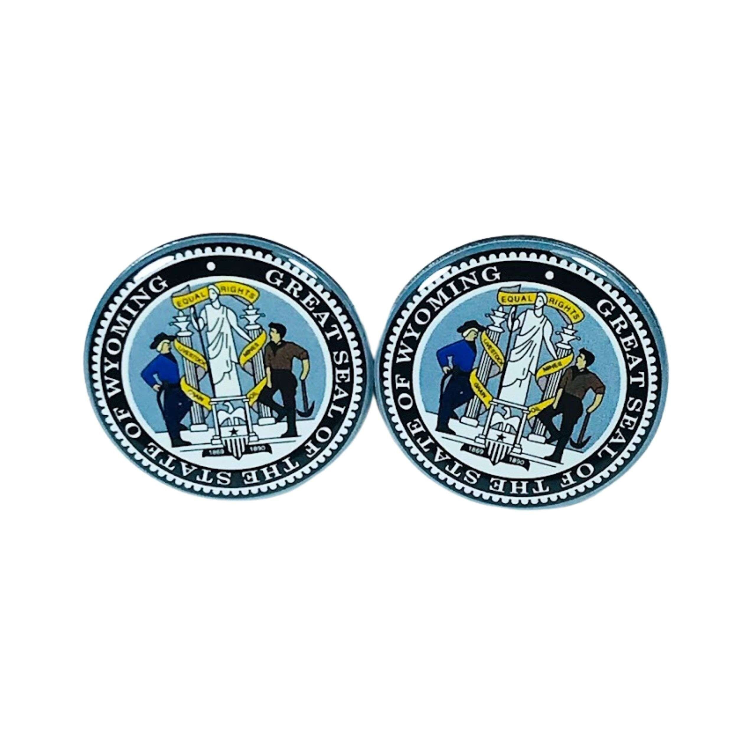 Zwillinge - Wyoming State Crest - USA