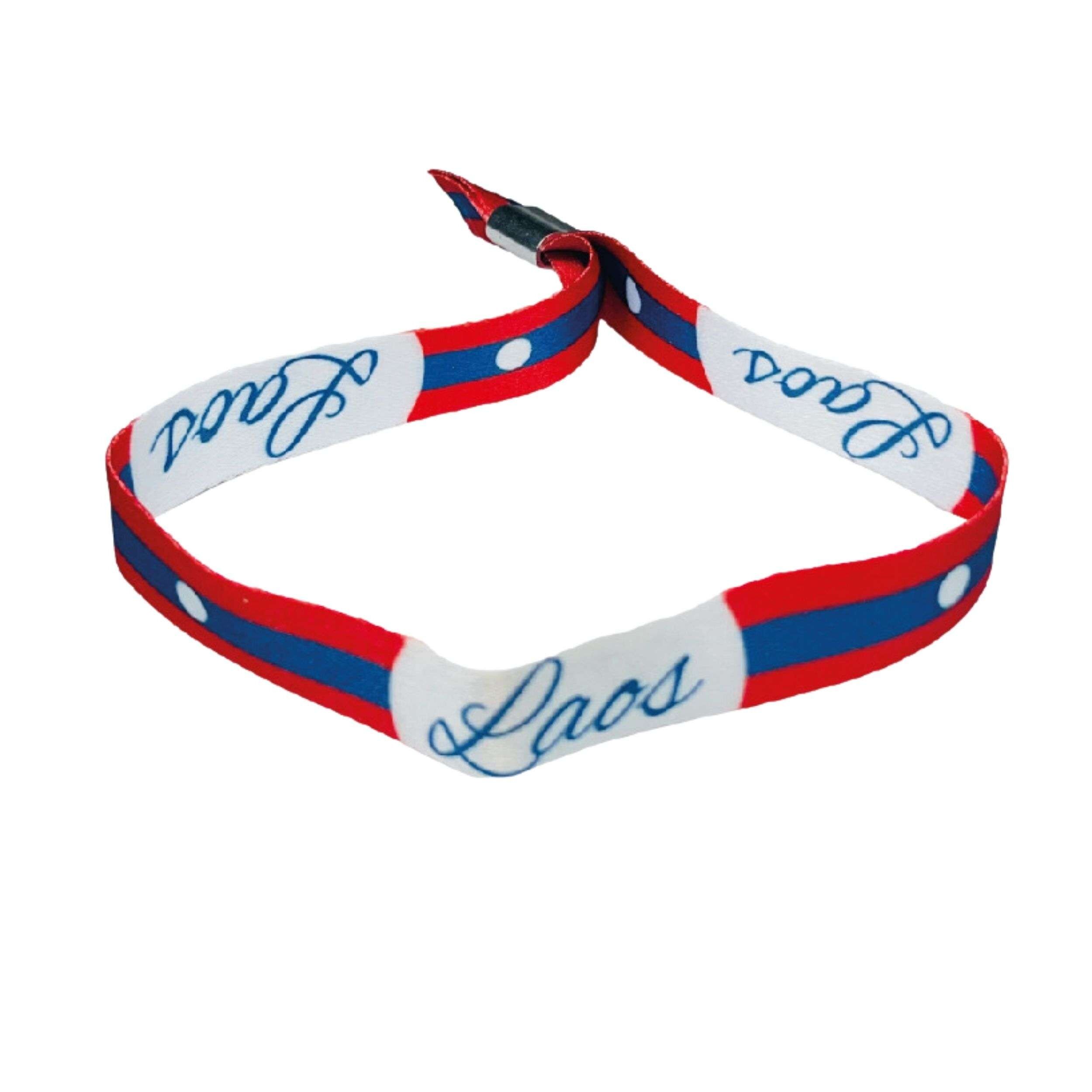 Armband – Laos Flagge – P799