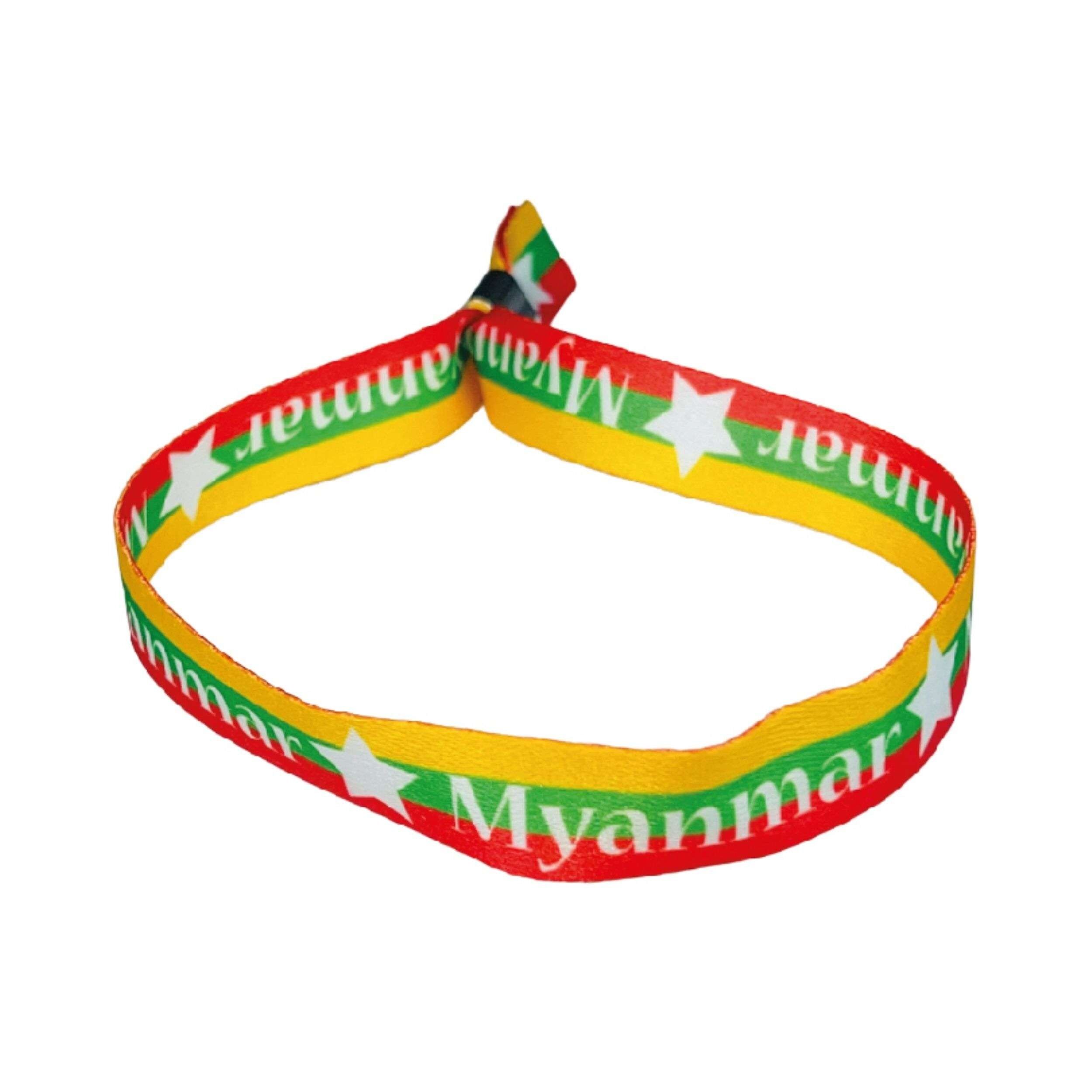 Armband – Myanmar Flagge – P810