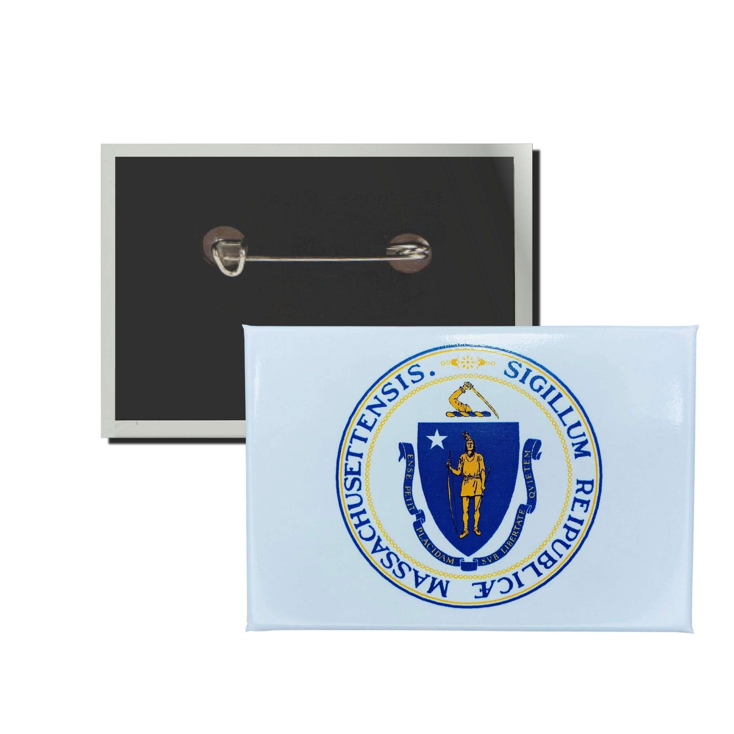 Insigne horizontal - Armoiries de l'État du Massachusetts - États-Unis