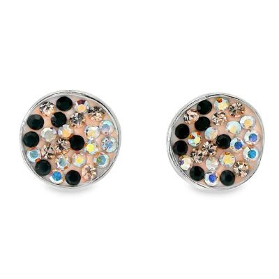 Orecchini a bottone Lucy in argento 925