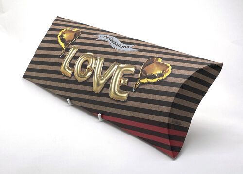 Luftallonbox Einzelallons „LOVE“ gold