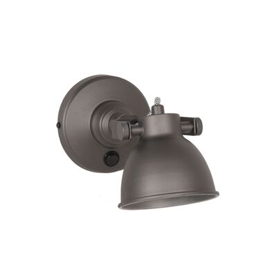 Homestoreking Lámpara de pared Bow - Gris - Metal - M