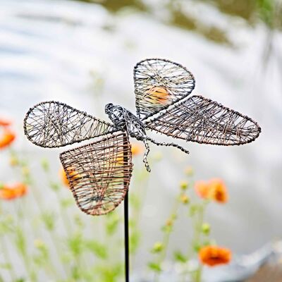 Decorazione da giardino a forma di farfalla in metallo Anima - fatta a mano