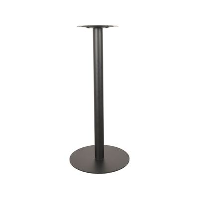 Homestoreking Tavolo da pranzo Gamba del tavolo Singola - Nero - Metallo - Rotonda - 108 cm