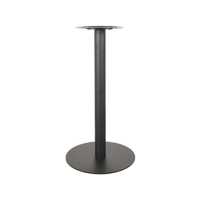 Homestoreking Tavolo da pranzo Gamba del tavolo Singola - Nero - Metallo - Rotonda - 92 cm