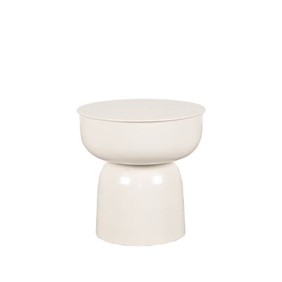 Homestoreking Tavolino Pax - Crema - Metallo