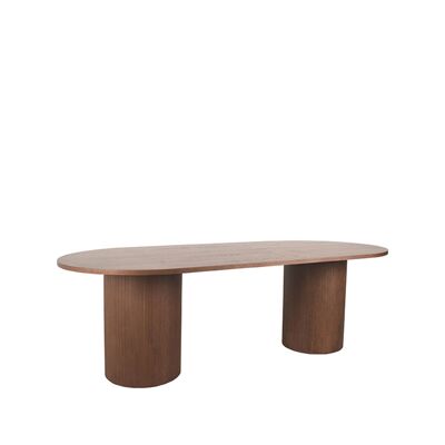 Mesa de comedor Homestoreking Oliva - Nogal - Roble - 240 cm