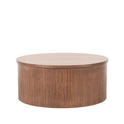 Homestoreking Oliva coffee table - Walnut - Oak - 70 cm