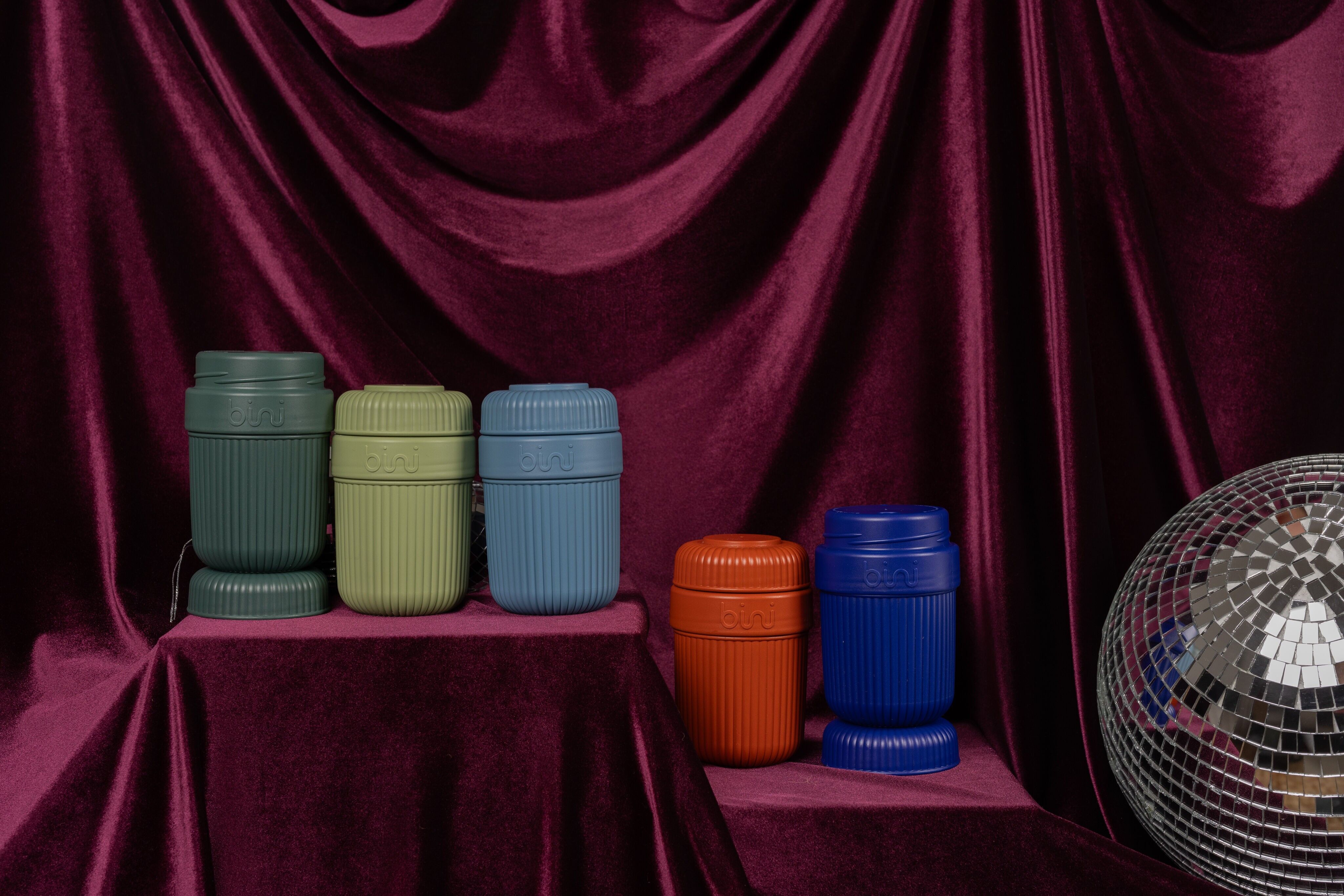 Bini Mixture Mug Pack (15 Reusable Mugs)