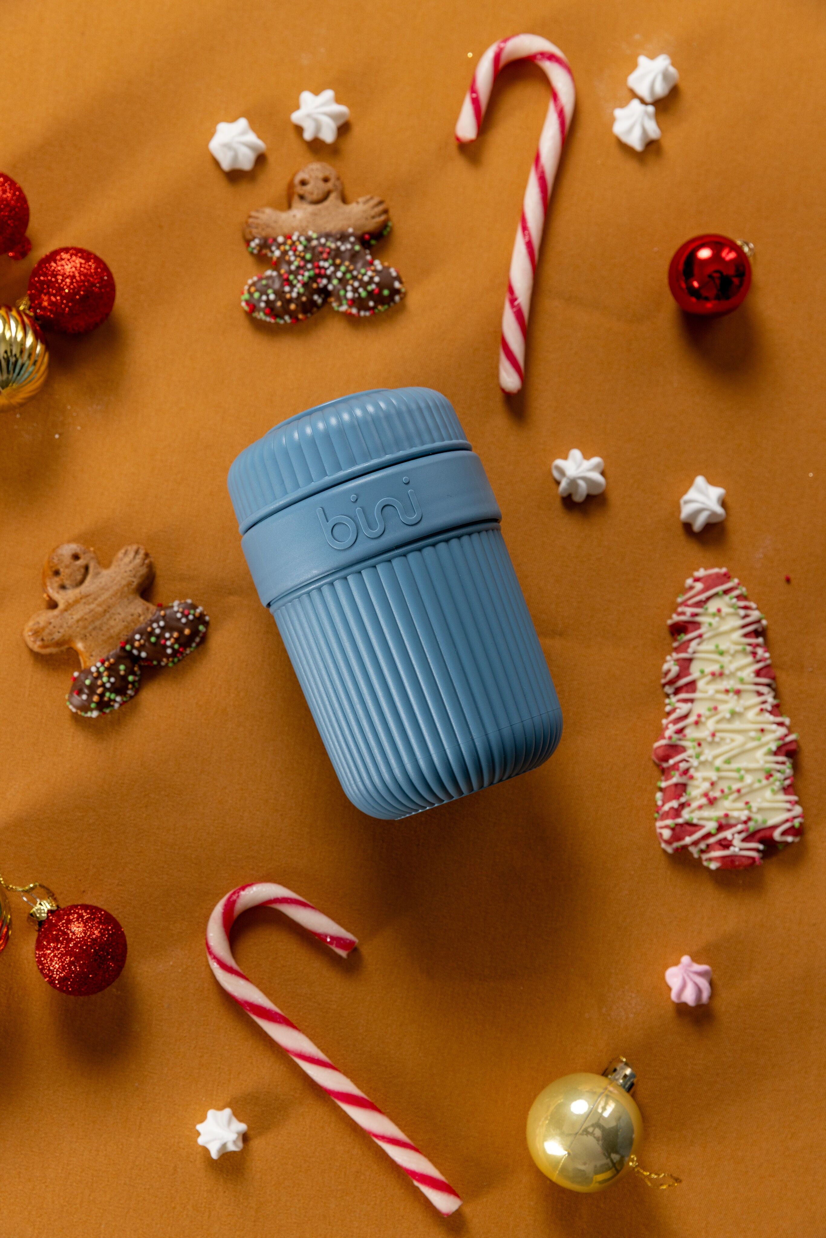 Bini Mug bleu clair - réutilisable en matière biosourcée