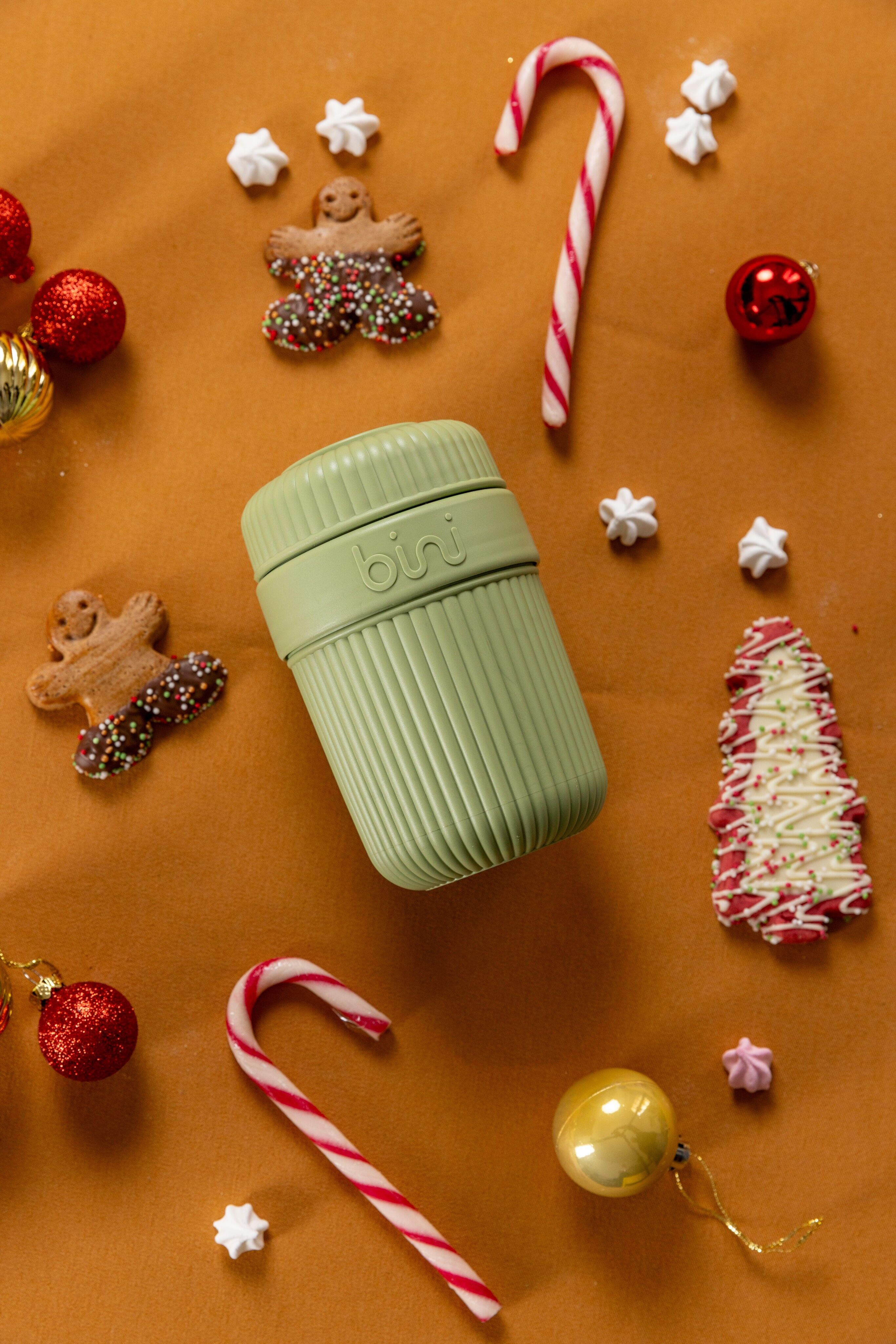 Bini Mug Vert Olive - réutilisable en matière biosourcée