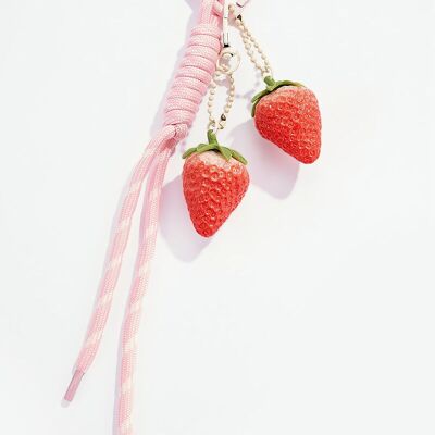 PC19 Strawberries Bag Charm and Keyring