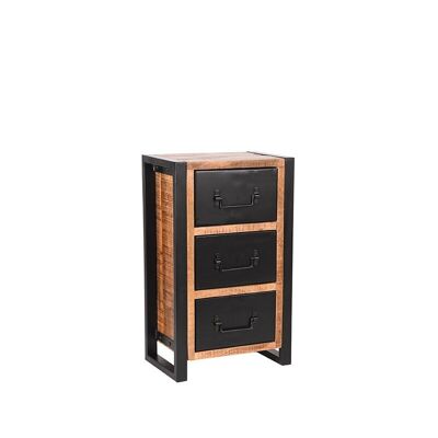 homestorecity Ladekast Brussels - Rough - Mangohout - 75 cm