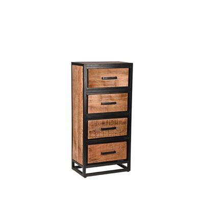 homestorecity Ladekast Tampa - Rough - Mangohout