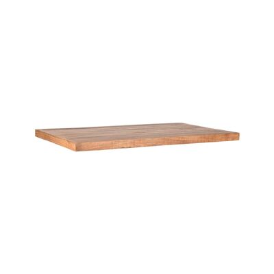 homestorecity Eetkamertafel Tafelblad Borde Recto - Áspero - Mangohout - 120 cm Recto