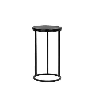 Homestorecity Bijzettafel Motion - Zwart - Mangohout