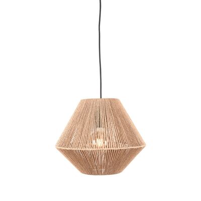 Homestorecity Lámpara Colgante Ibiza - Natural - Yute - 1 Luz