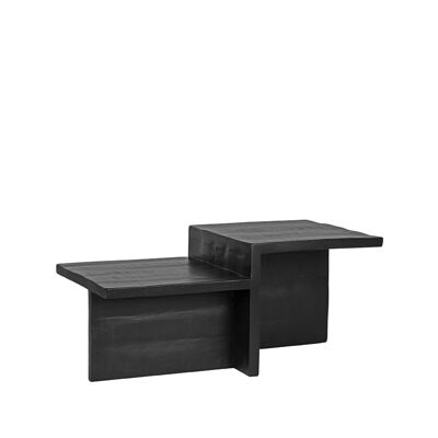 Homestorecity Salontafel Skip - Zwart - Mangohout