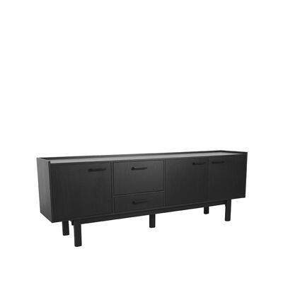 homestorecity Dressoir Cali - Zwart - Eiken