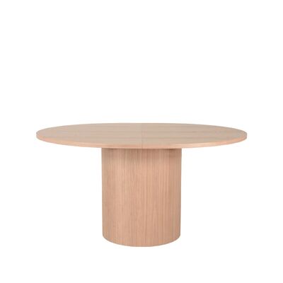 Homestorecity Eetkamertafel Oliva - Naturel - Eiken - 150-200 cm - Uitschuifbaar