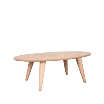 homestorecity Salontafel Ines - Naturel - Eiken - 120 cm