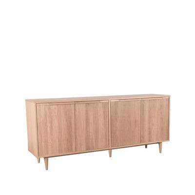 homestorecity Dressoir Jule - Naturel - Eiken - 200 cm