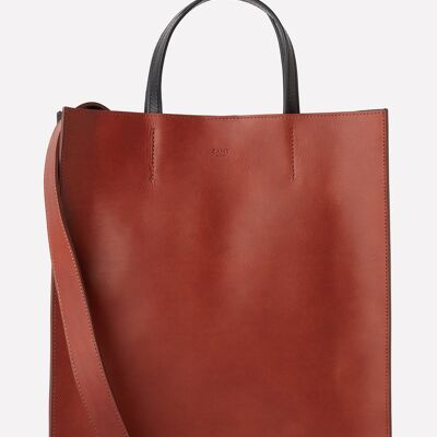 CONTAINER BAG | FINCH - brown and black