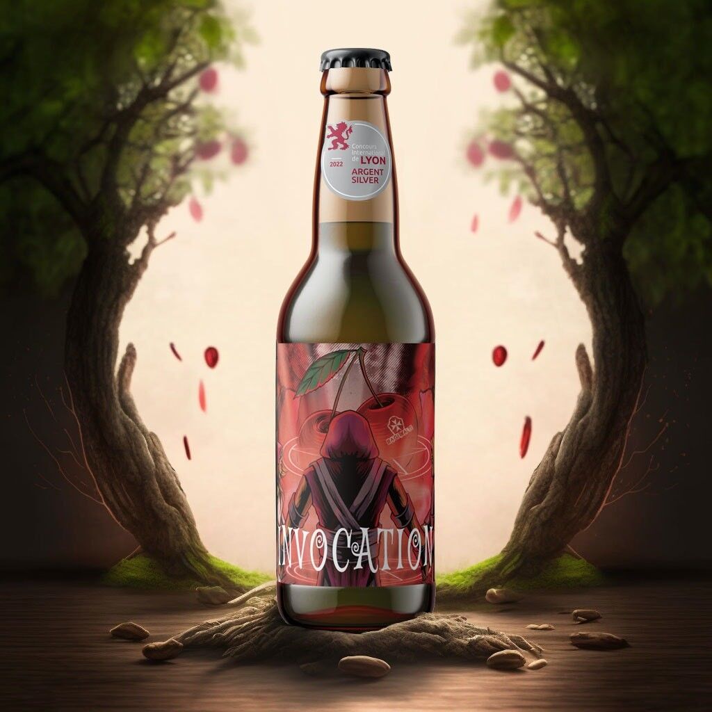 Bio-Kirschrotbier 🍒 Invocation 33cl