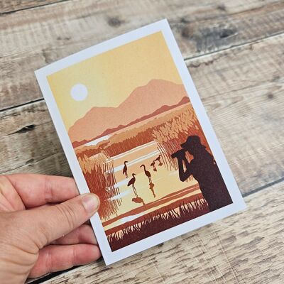Gone Birding - Carte de vœux simple