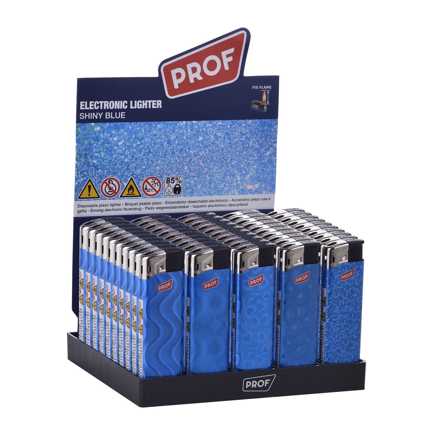 ENCENDEDOR ELECTRÓNICO PROFESIONAL - PIEZO FIJO LLAMA AZUL BRILLANTE