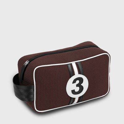 Neceser retro Bobby NBN3 rojo y negro