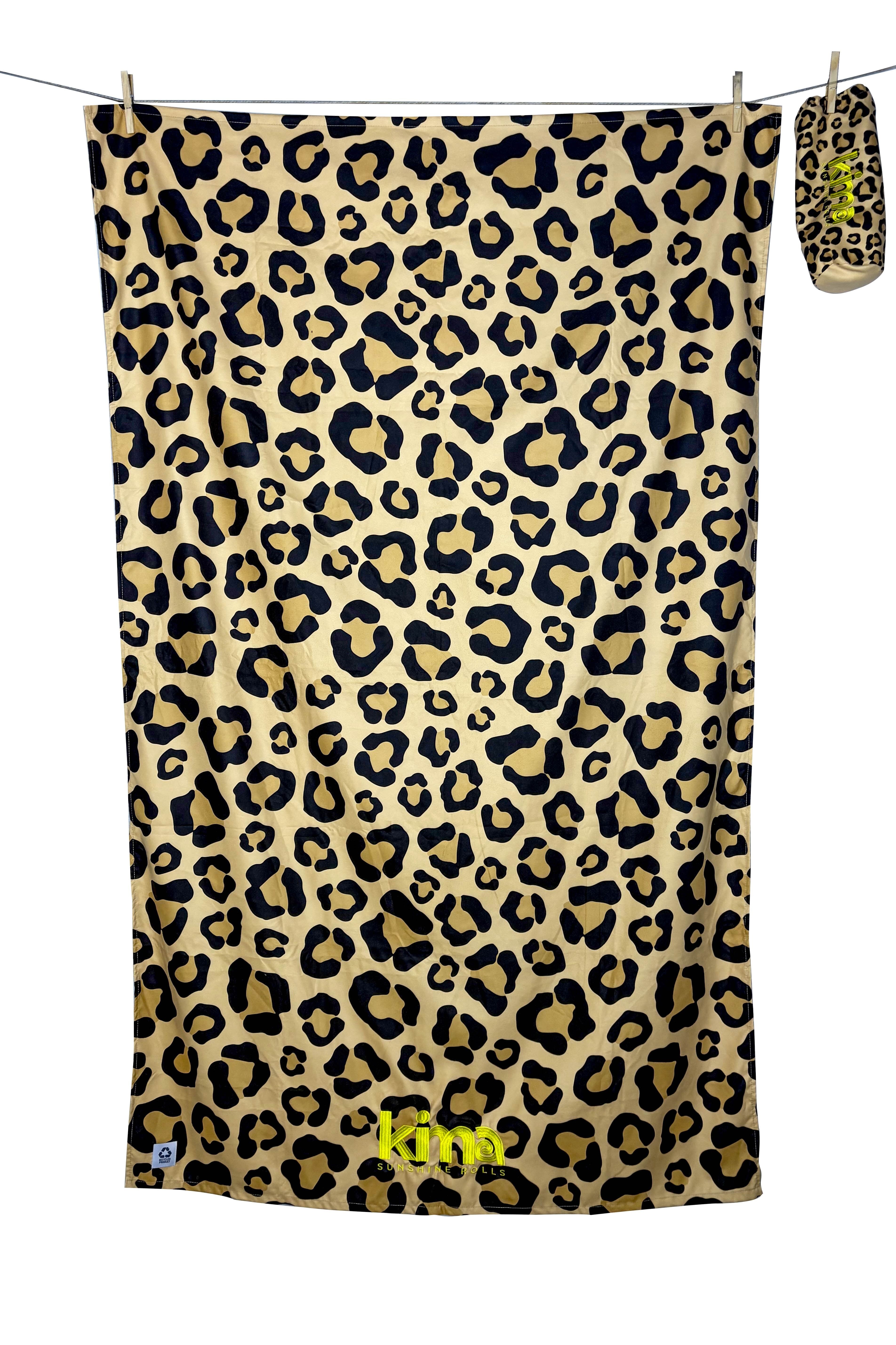 XXL Microfiber Beach Towel - Leopard
