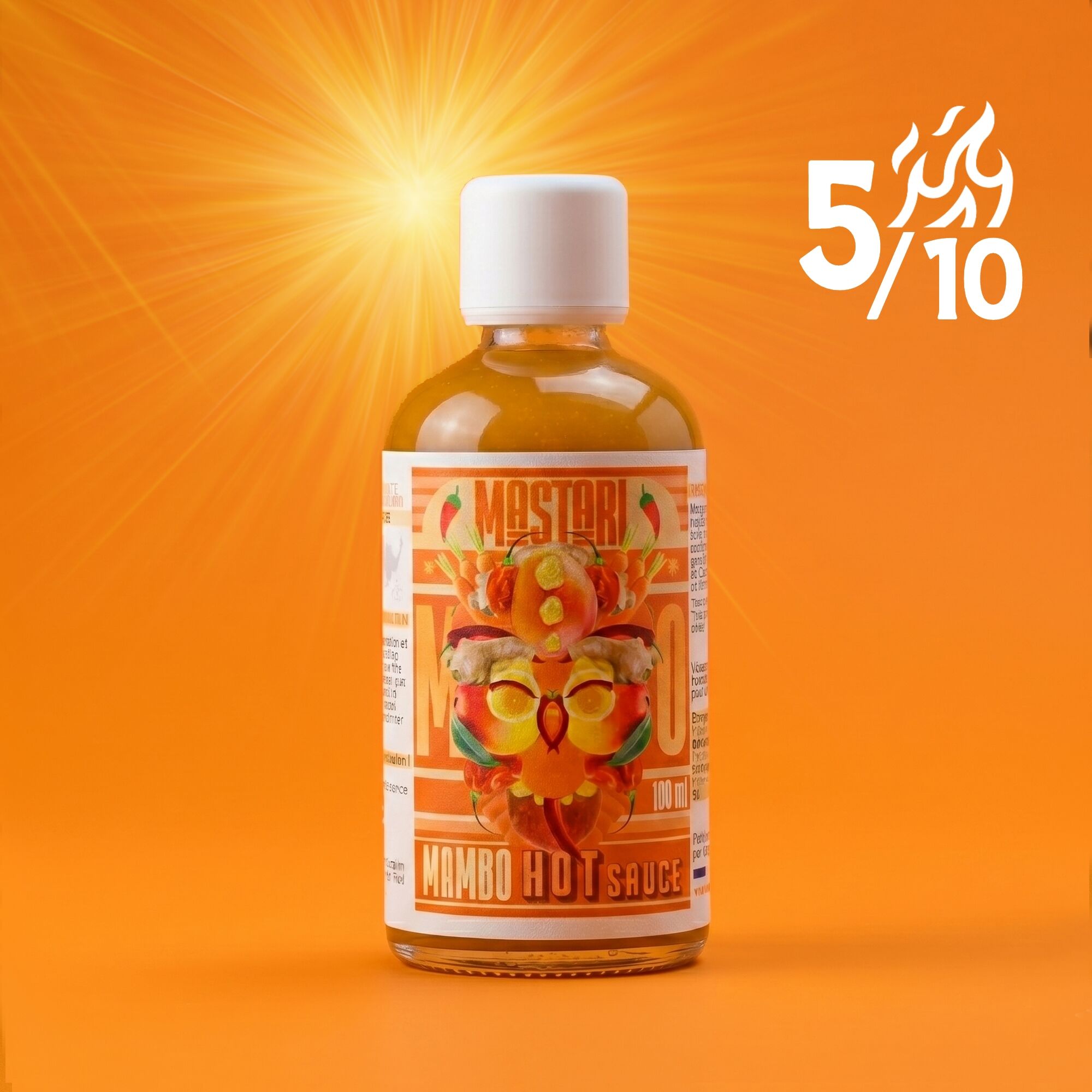 Carton de 12X Sauces piquantes MAMBO / 12X MAMBO Hot sauce