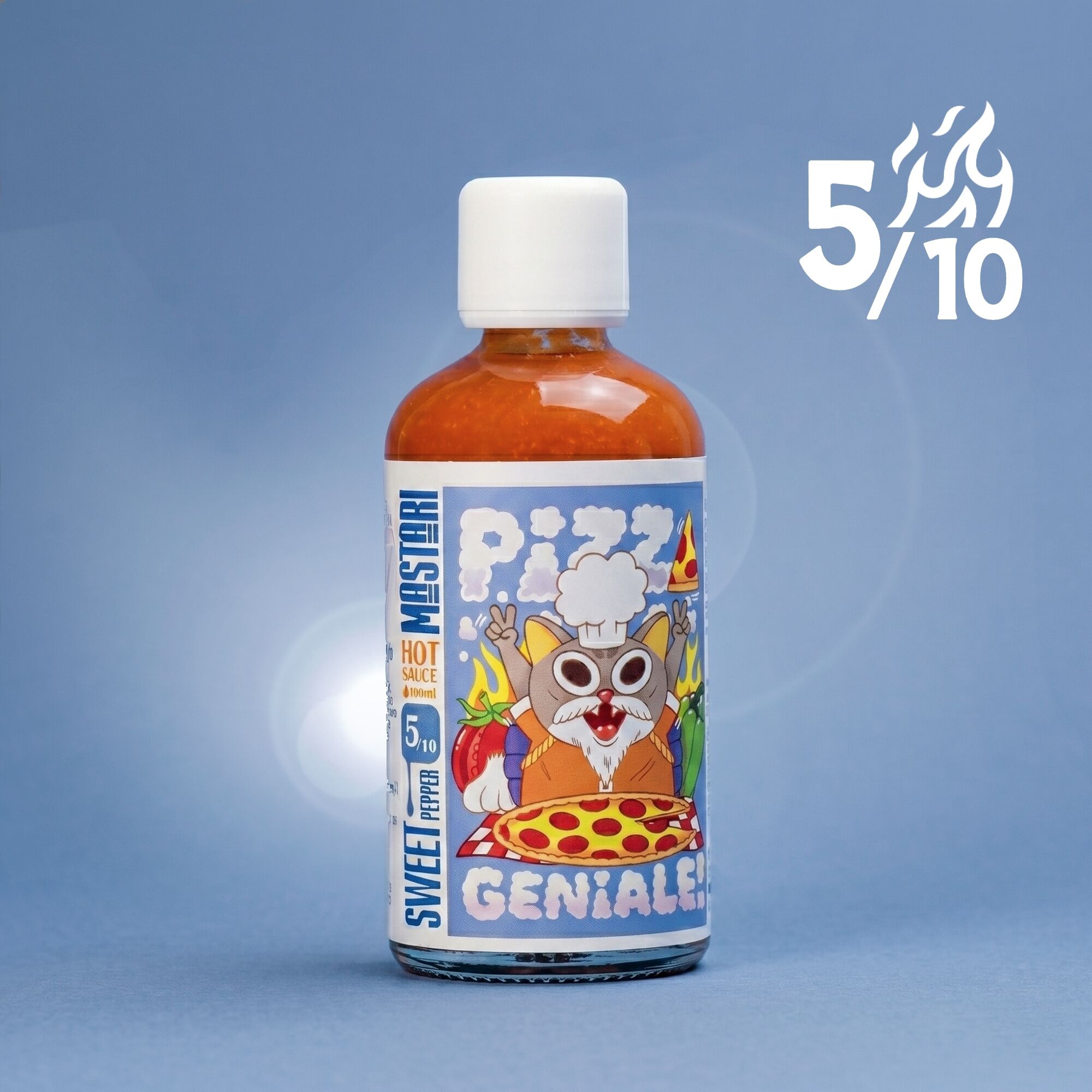 Carton de 12X Sauces piquantes PIZZA GENIALE / 12X PIZZA GENIALE Hot sauce 🌶️