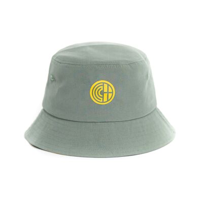 Cappello da pescatore - Verde menta x Giallo senape