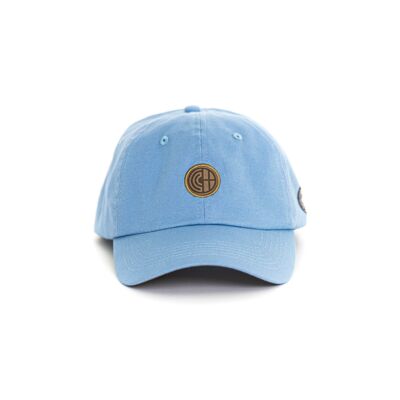 Dad Hat - Light Blue x Golden Brown