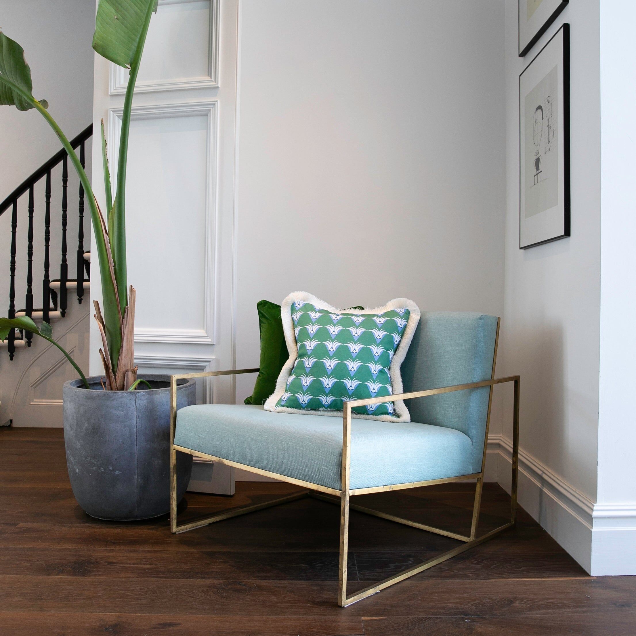 El ruiseñor verde con flecos