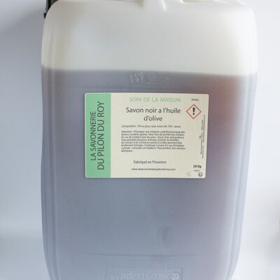 Savon Noir ménager à l’huile d’Olive 20Kg