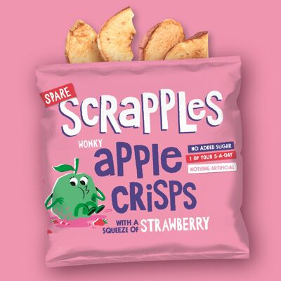 Scrapples - Kids Apple & Strawberry Crisps (30x12g)