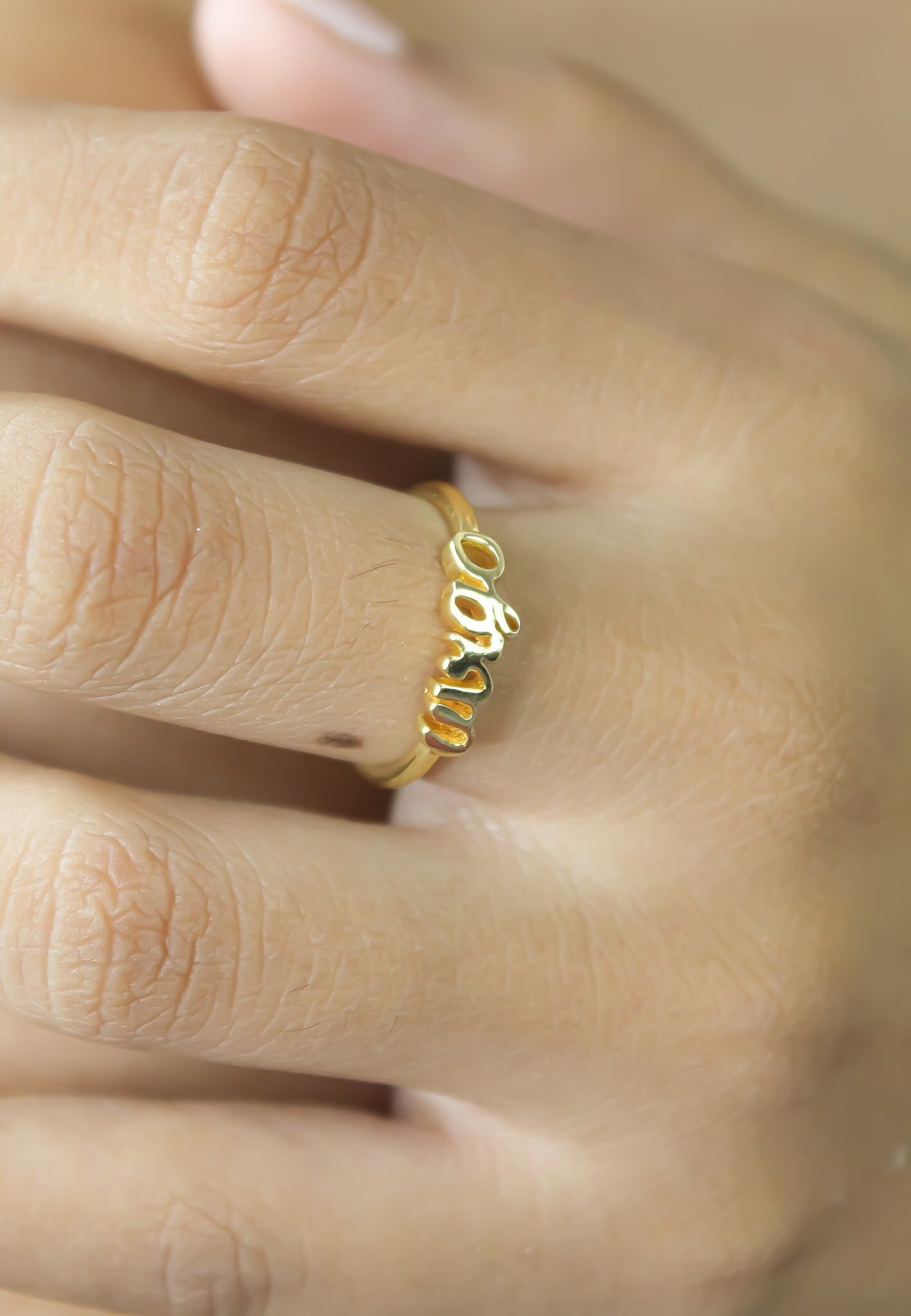 Anillo del zodiaco Virgo