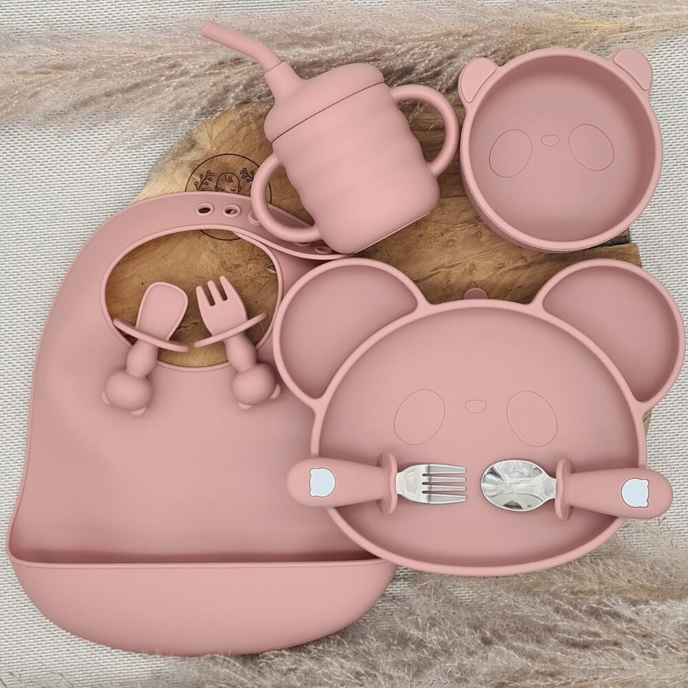 8-piece pink meal set gift box