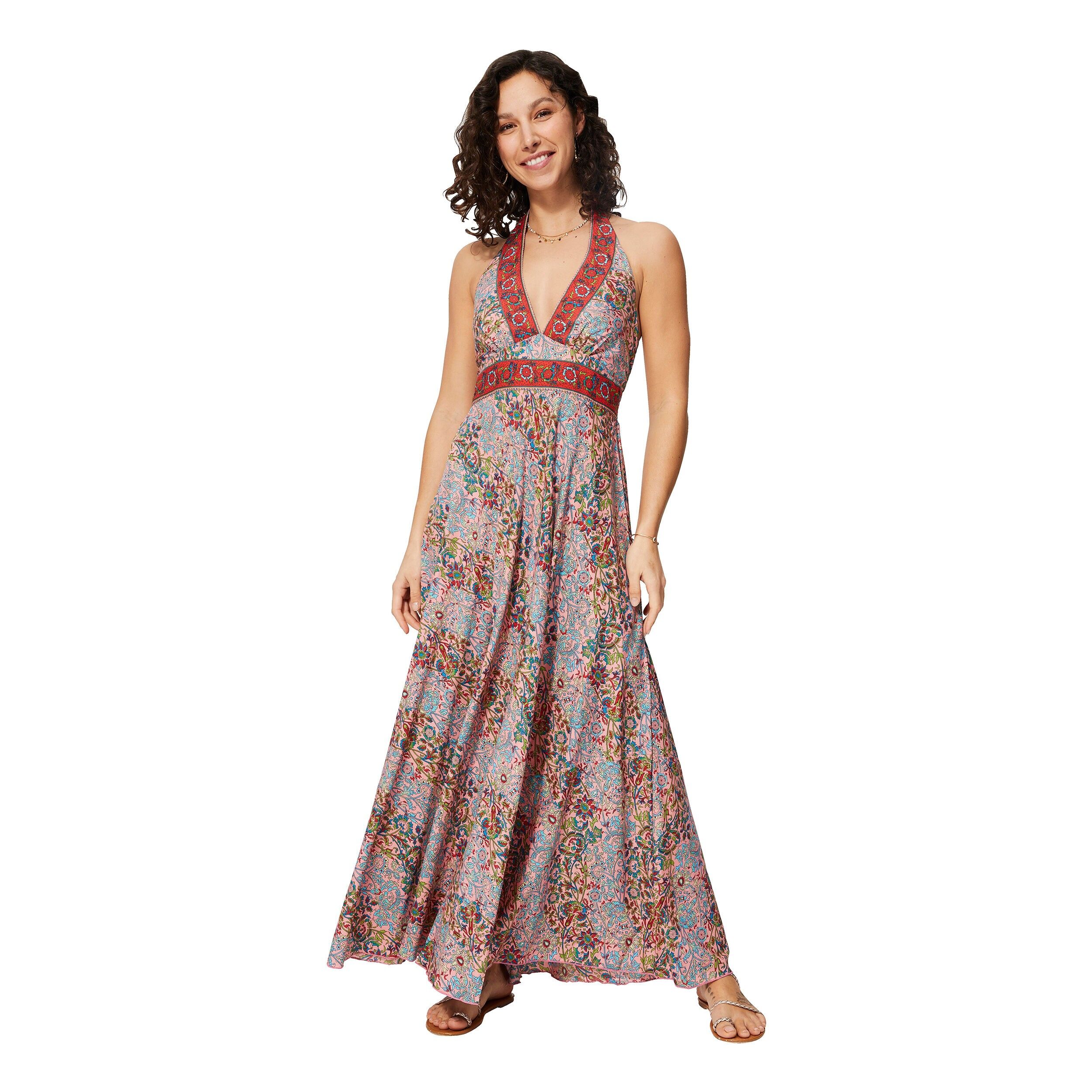 LANGES ÄRMELLOSES SOMMERKLEID MBM0001J