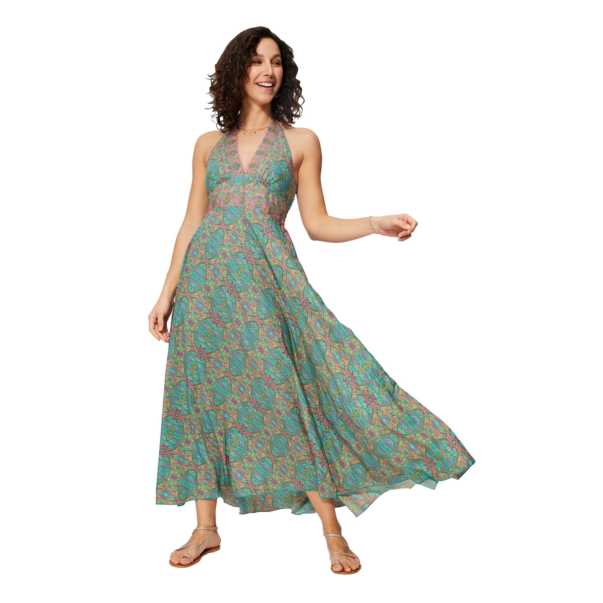 LANGES ÄRMELLOSES SOMMERKLEID MBM0001M