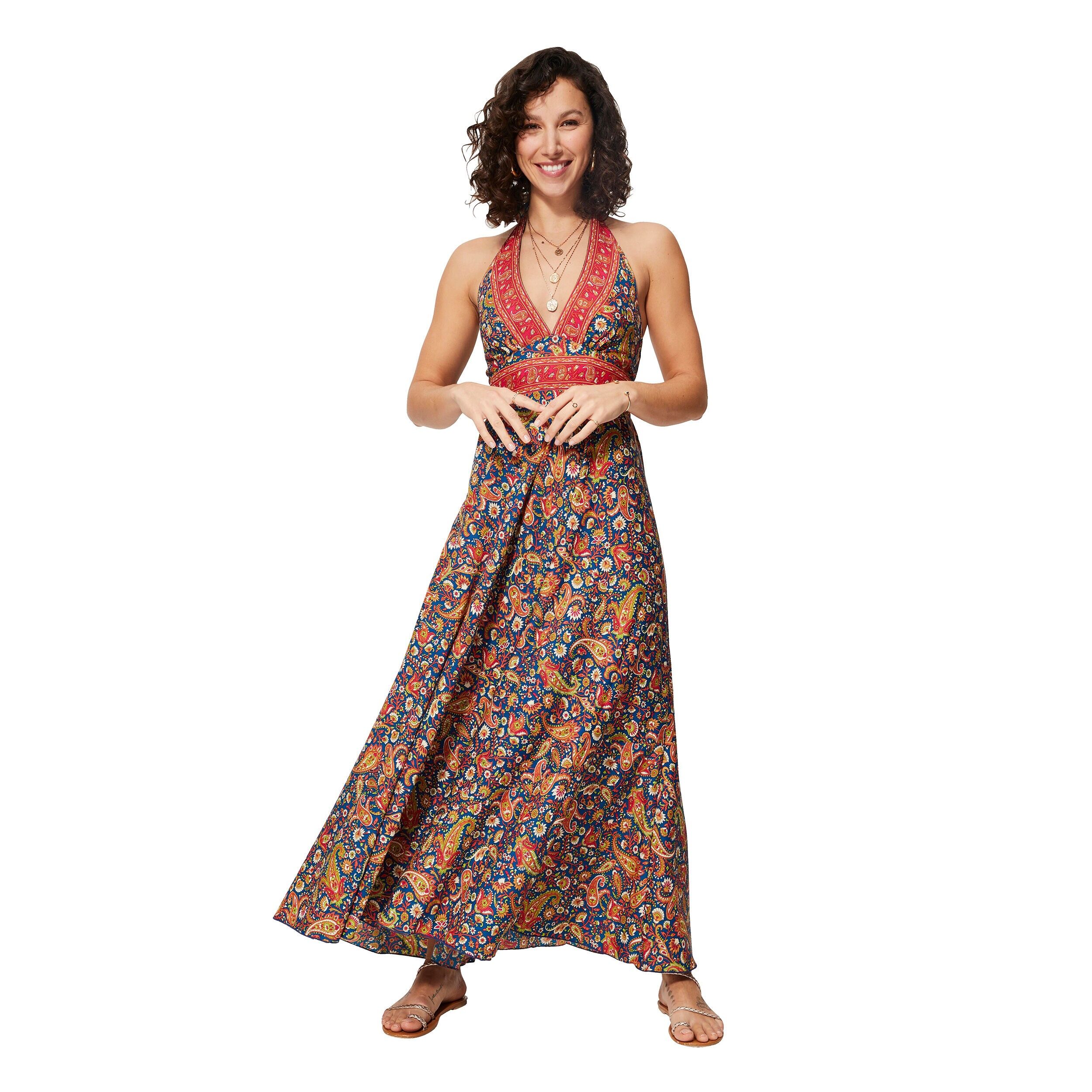 LANGES ÄRMELLOSES SOMMERKLEID MBM0001Q