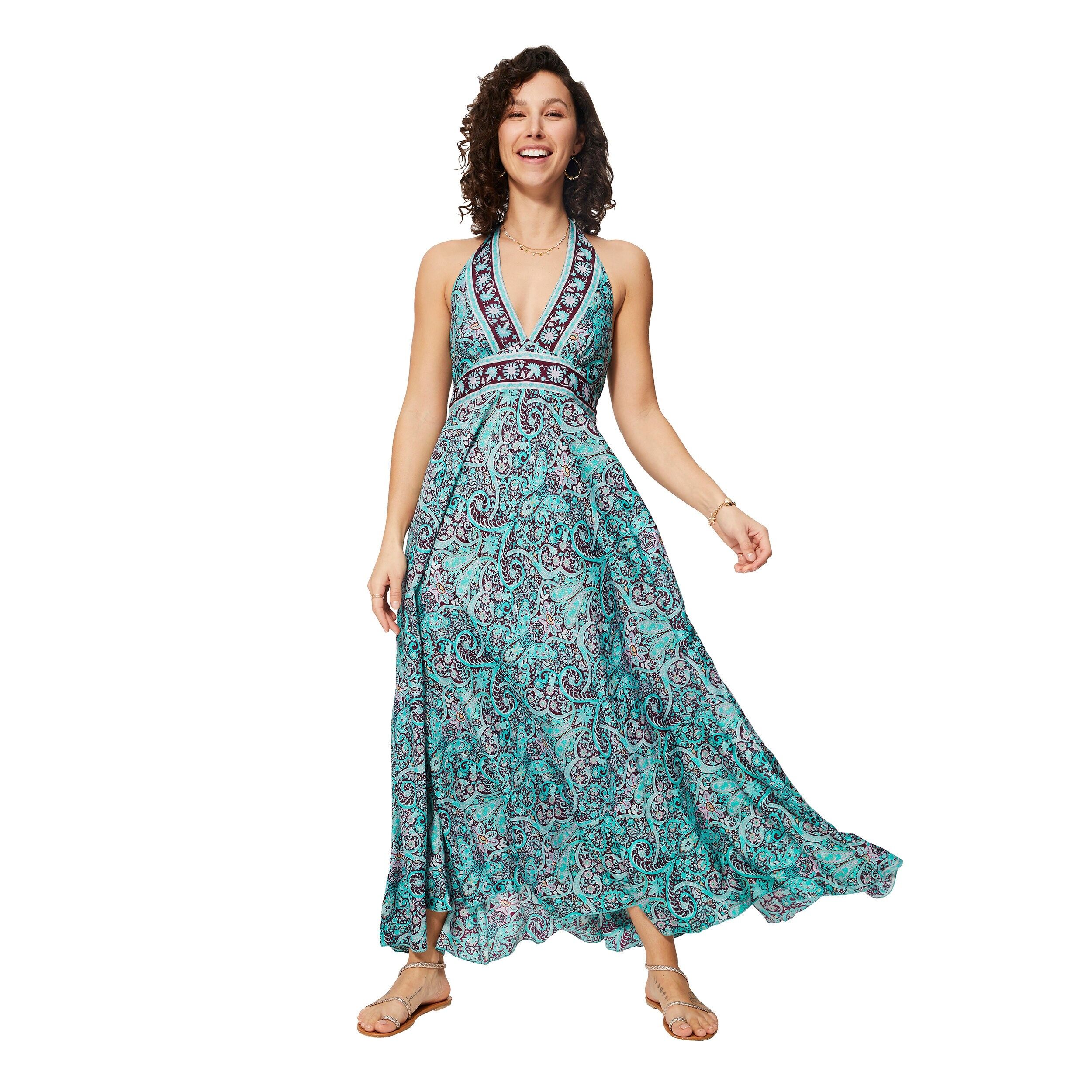 LANGES ÄRMELLOSES SOMMERKLEID MBM0001R