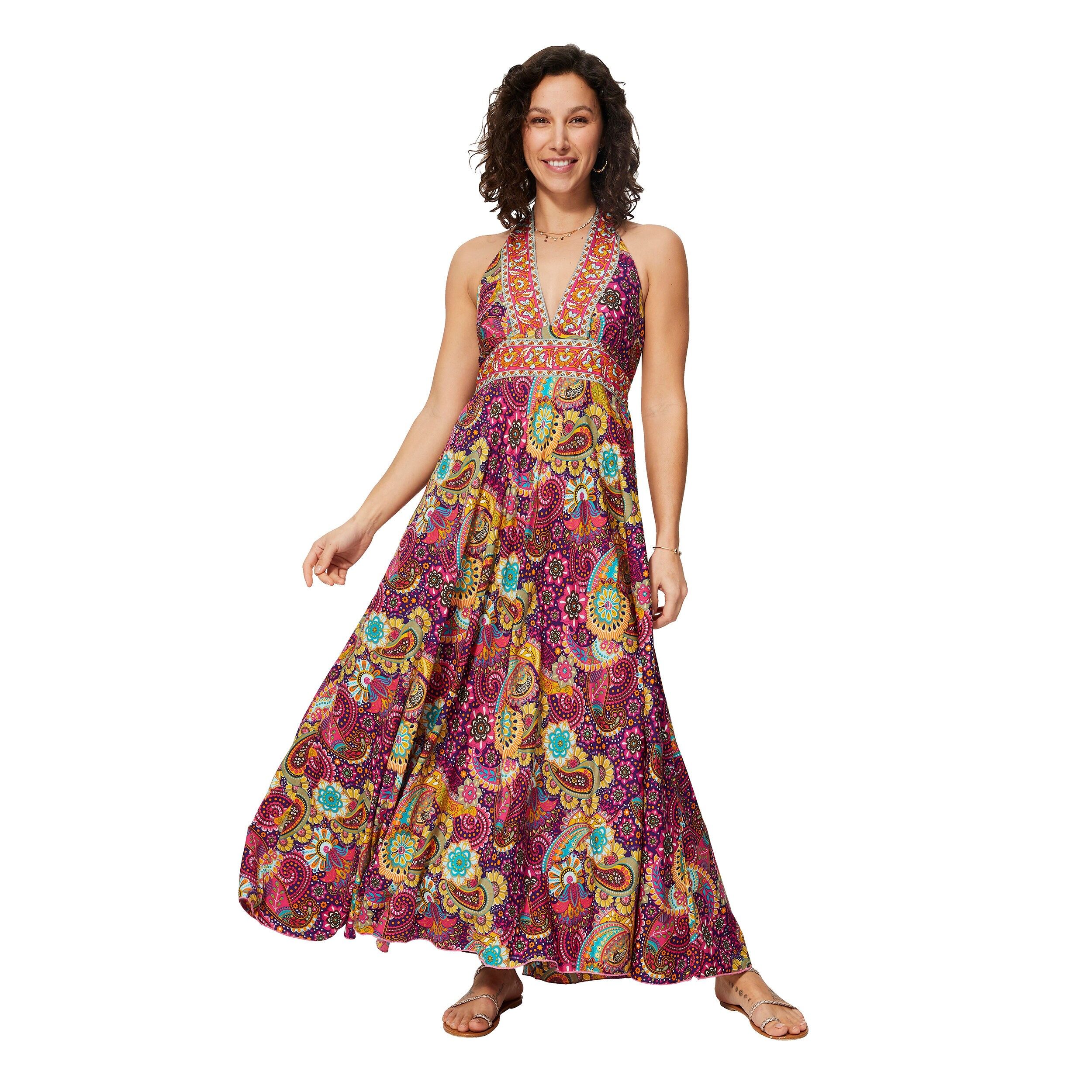 LANGES ÄRMELLOSES SOMMERKLEID MBM0001T